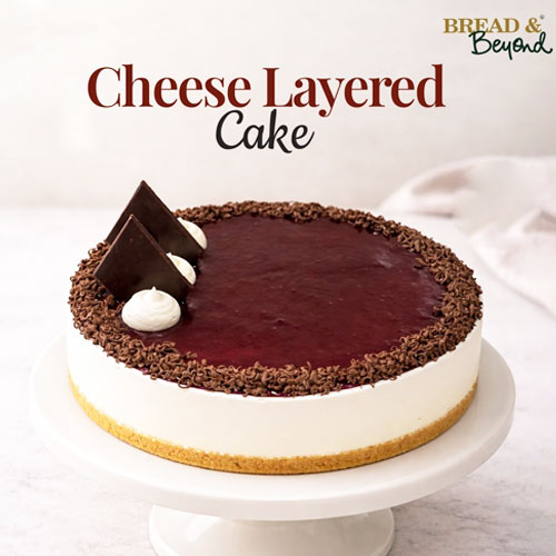 Cheese layered cake from Bread & Beyond